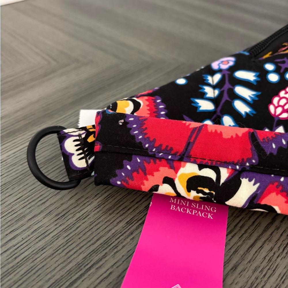 Vera Bradley Mini Sling Backpack in Foxwoods Print - Picture 6 of 6